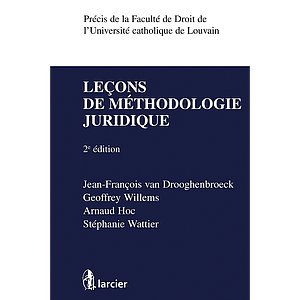 Leçons de méthodologie juridique 2ème Edition