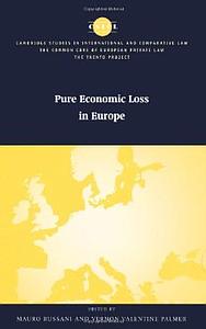 Pure Economic Loss in Europe 