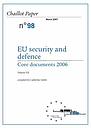 EU Security and Defence - Core Documents 2006 - Volume VII