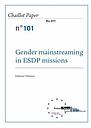 Gender mainstreaming in ESDP missions