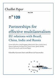 Partnerships for effective multilateralism - EU relations with Brazil, China, India and Russia