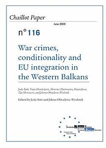 War crimes, conditionality and EU integration in the Western Balkans