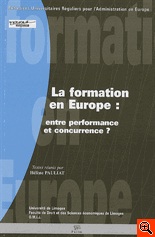 La formation en Europe : entre performance et concurrence?