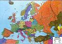 Europe Political Laminated Wall Map