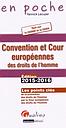 Convention et Cour européenne des droits de l'homme - Edition 2015-2016