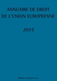 Annuaire du droit de l'Union européenne 2015