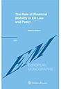 The Role of Financial Stability in EU Law and Policy