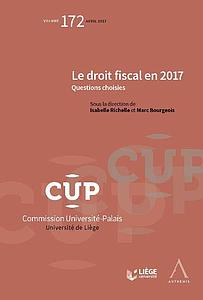 Le droit fiscal en 2017 - Questions choisies