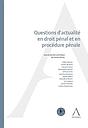 Questions d'actualités en droit pénal et en procédure pénale