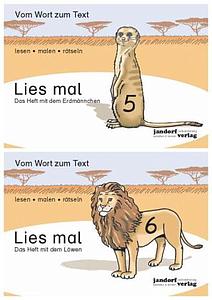 Lies mal!, H.5+6, Das Heft mit dem Erdmännchen / Das Heft mit dem Löwen