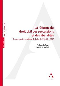 La réforme du droit civil des successions et des libéralités