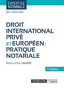 Droit international privé et européen - Pratique notariale