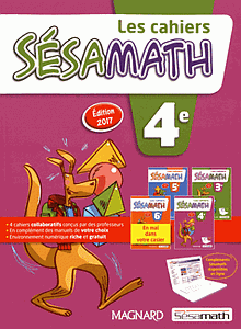 Cahier Sésamath 4e - Livre de l'élève (2021) 