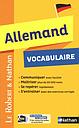 Allemand Vocabulaire