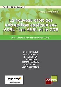 Le nouveau droit des entreprises appliqué aux ASBL - Les ASBL et le CDE 