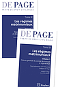 Traité de droit civil belge – Tome IX : Les régimes matrimoniaux - Volumes 1 & 2