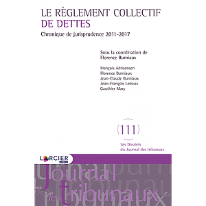 Le règlement collectif de dettes - Chronique de jurisprudence 2011-2017 