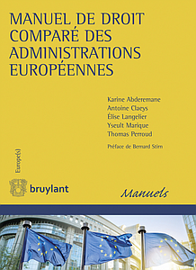 Manuel de droit comparé des administrations européennes 