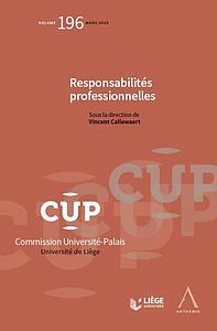 Responsabilités professionnelles - CUP 196