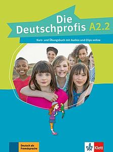 Die Deutschprofis, .A2.2, Kurs- und Übungsbuch mit Audios und Clips online