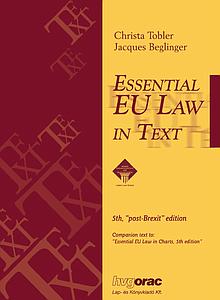 Essential EU Law in Text - 5th "post-Brexit" edition 2020