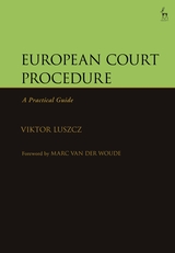 European Court Procedure - A Practical Guide 