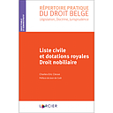 Liste civile et dotations royales – Droit nobiliaire