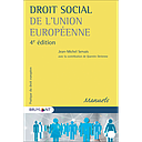 Droit social de l'Union européenne - 4ème édition