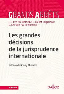Les grandes décisions de la jurisprudence internationale - 2e Edition