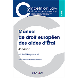 Droit européen des aides d'État - 4ème Edition