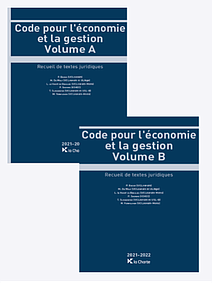 Code pour l'économie et la gestion (Volume A et B) - 2021-2022