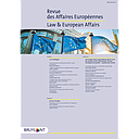 Revue des Affaires Européennes - Law & European Affairs 2021/3