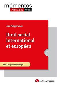 Droit social international et européen - 2ème Edition