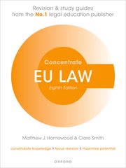 EU Law Concentrate - Law Revision and Study Guide - Eighth Edition