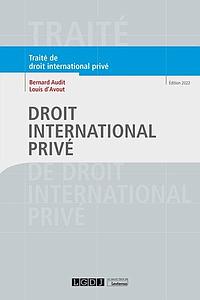 Droit international privé - édition 2022