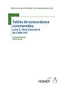 Tables de concordance commentées - Livre 2, Titre 3 et Livre 4 du Code civil