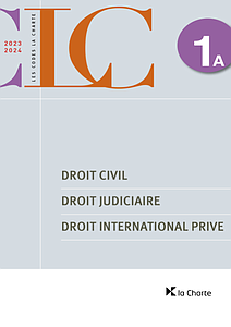 CLC 1A - Droit civil, droit judiciaire, droit international privé 2023-2024