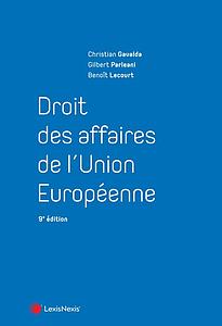 Droit des affaires de l'Union europénne - 9ème Edition