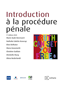 Introduction à la procédure pénale - 9ème Edition