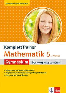 Klett KomplettTrainer Gymnasium Mathematik 5. Klasse - Der komplette Lernstoff