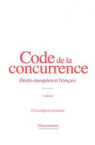Code de la concurrence - Droits européen et français
