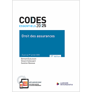 Code essentiel - Droit des assurances 2025