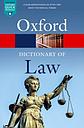 A Dictionary of Law - Tenth Edition