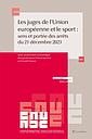 Les juges de l'Union européenne et le sport