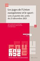 Les juges de l'Union européenne et le sport